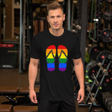 Bonky Pride Flip Flops Unisex T-Shirt