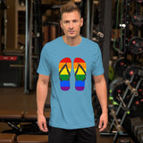 Bonky Pride Flip Flops Unisex T-Shirt