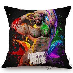 Bonky Gay Art Home Decorative Pillow Case